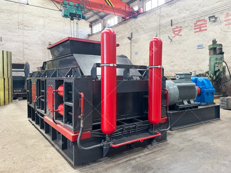石灰岩细碎利器！金联液压对辊制砂机适配软质岩石加工