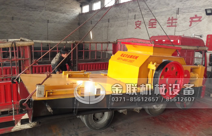 2台2PGC双齿辊破碎机发货图片_发往新疆哈密_破碎原煤5