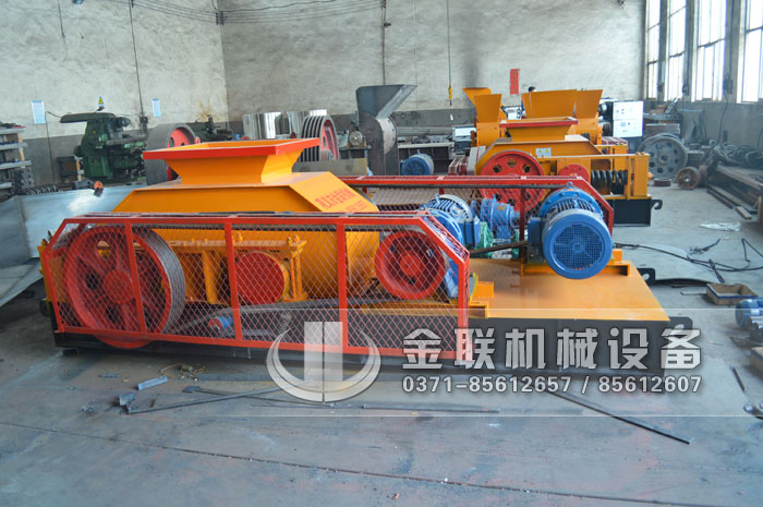 2PG800X600对辊破碎机发货图片_发往广东广州_破碎钙石2
