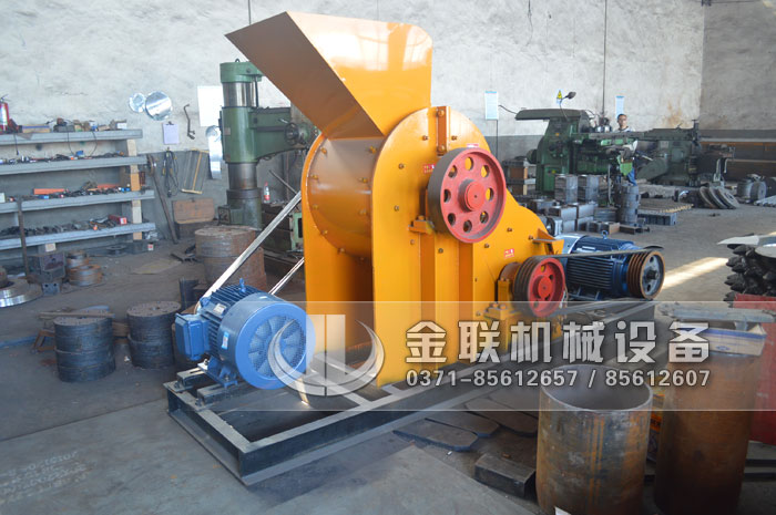 双级粉碎机生产线发货图片_发往云南澜沧_破碎锰矿1