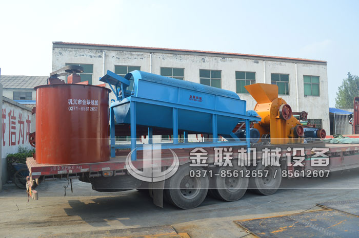 双级粉碎机生产线发货图片_发往云南澜沧_破碎锰矿9