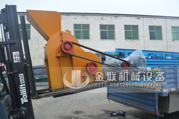 小型双级粉碎机生产线发货图片_发往山东烟台_粉碎青石5