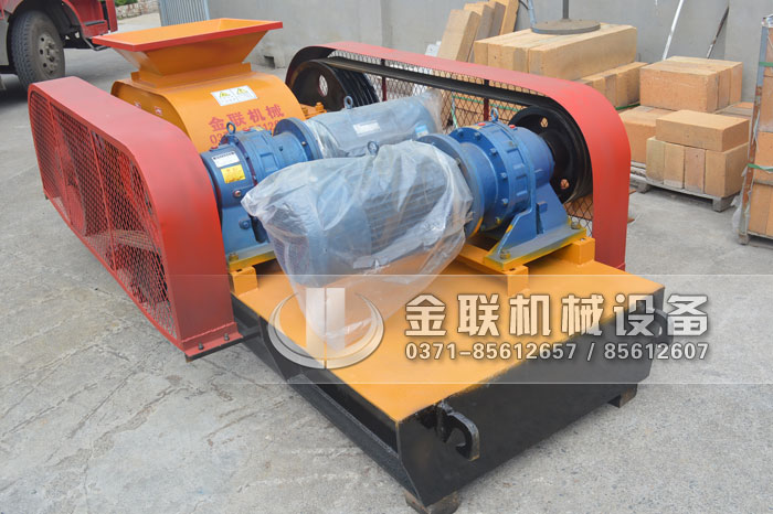2PG610X400对辊破碎机发货图片_发往河北石家庄_破碎石灰石2