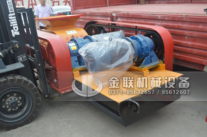 2PG610X400对辊破碎机发货图片_发往河北石家庄_破碎石灰石6