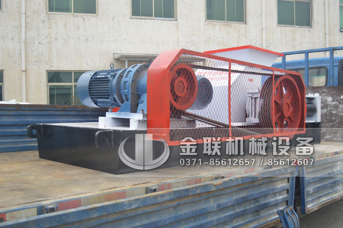 2PG800x600对辊破碎机发货图片_发往贵州贵阳_破碎鹅卵石7