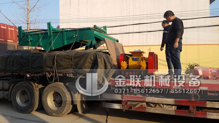 对辊机,直线筛发货图片_发往广东肇庆_处理干粉沙浆7